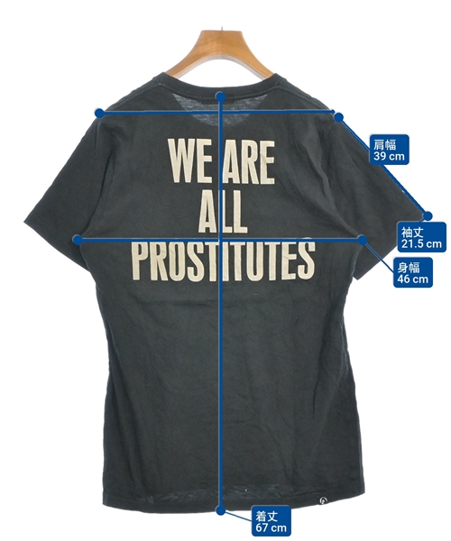 HYSTERIC GLAMOUR（ヒステリックグラマー）Tシャツ・カットソー 黒 サイズ:M メンズ/2200613229289