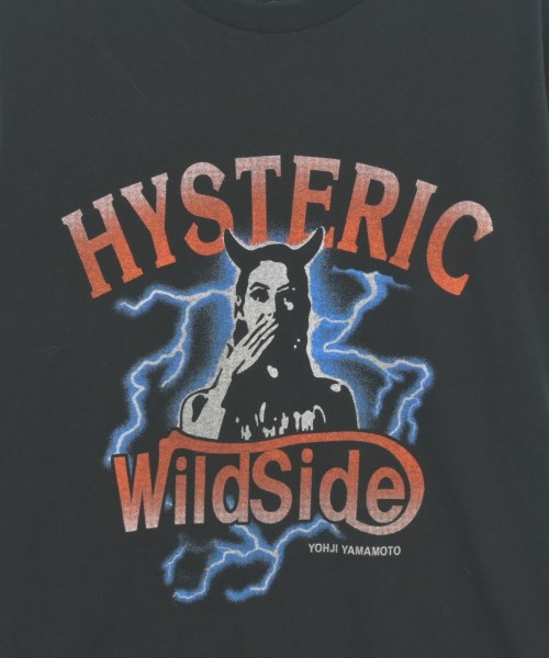 WILDSIDE YOHJI YAMAMOTO（ワイルドサイドヨウジヤマモト）Tシャツ・カットソー 黒 サイズ:2(M位) レディース/2200613606028
