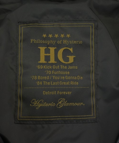 HYSTERIC GLAMOUR（ヒステリックグラマー）ライダース 黒 サイズ:F レディース/2200614728019