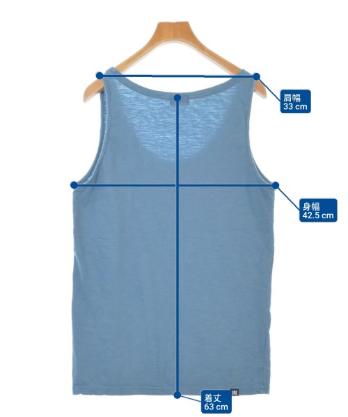 HYSTERIC GLAMOUR（ヒステリックグラマー）タンクトップ 青 サイズ:F レディース/2200614533057