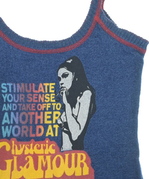 HYSTERIC GLAMOUR（ヒステリックグラマー）キャミソール 青 サイズ:F レディース/2200610948039