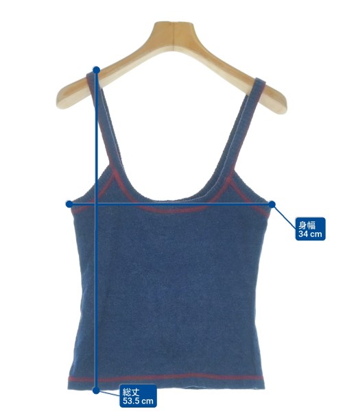 HYSTERIC GLAMOUR（ヒステリックグラマー）キャミソール 青 サイズ:F レディース/2200610948039