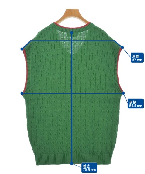 HYSTERIC GLAMOUR（ヒステリックグラマー）ベスト/ノースリーブ 緑 サイズ:F レディース/2200619747077