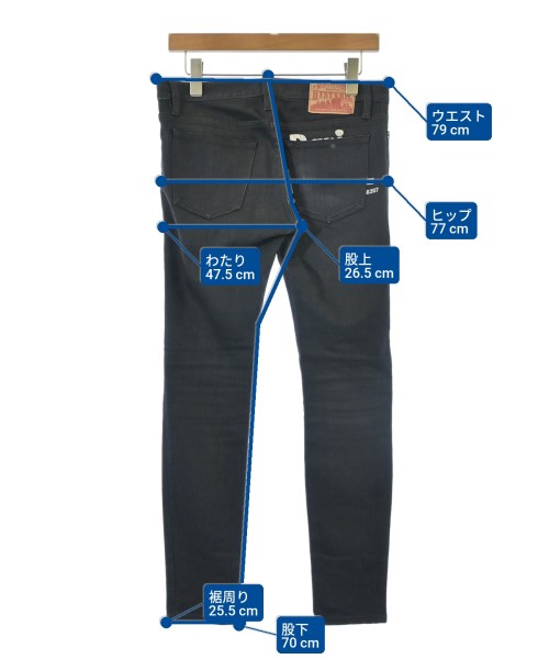 HYSTERIC GLAMOUR（ヒステリックグラマー）デニムパンツ 黒 サイズ:S レディース/2200618683338