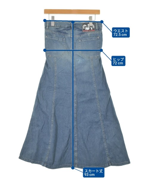 HYSTERIC GLAMOUR（ヒステリックグラマー）ロング・マキシ丈スカート 青 サイズ:S レディース/2200670259052