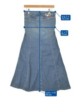 HYSTERIC GLAMOUR（ヒステリックグラマー）ロング・マキシ丈スカート 青 サイズ:S レディース/2200670259052