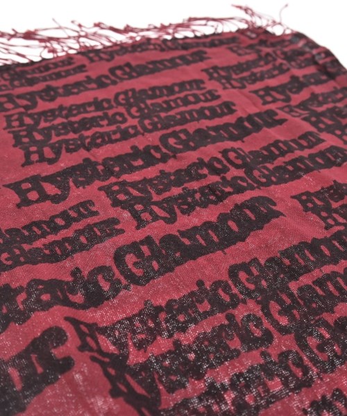 HYSTERIC GLAMOUR（ヒステリックグラマー）ストール 赤 サイズ:- レディース/2200669771374