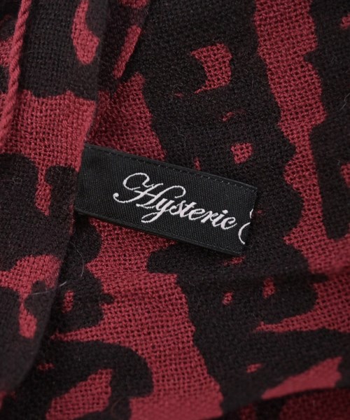 HYSTERIC GLAMOUR（ヒステリックグラマー）ストール 赤 サイズ:- レディース/2200669771374