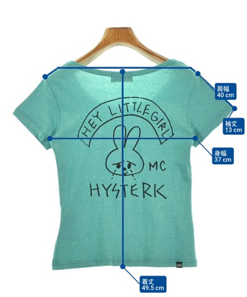 HYSTERIC GLAMOUR（ヒステリックグラマー）Tシャツ・カットソー 緑 サイズ:F レディース/2200680158062