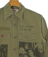 HYSTERIC GLAMOUR（ヒステリックグラマー）カジュアルシャツ カーキ サイズ:S メンズ/2200680000187