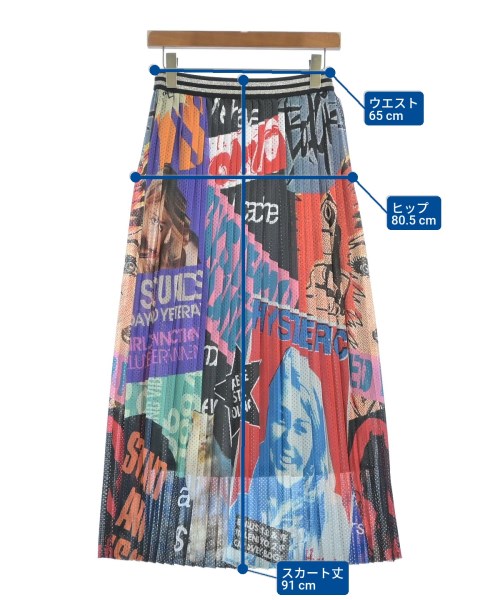 HYSTERIC GLAMOUR（ヒステリックグラマー）ロング・マキシ丈スカート その他（柄物・カラフル） サイズ:F レディース/2200678274132