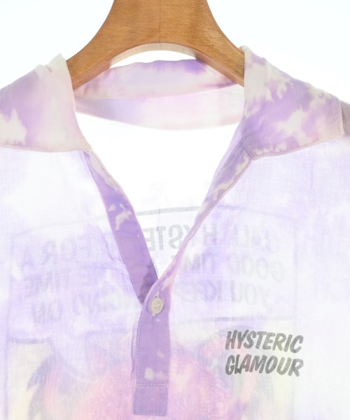 HYSTERIC GLAMOUR（ヒステリックグラマー）カジュアルシャツ 紫 サイズ:F レディース/2200689600036