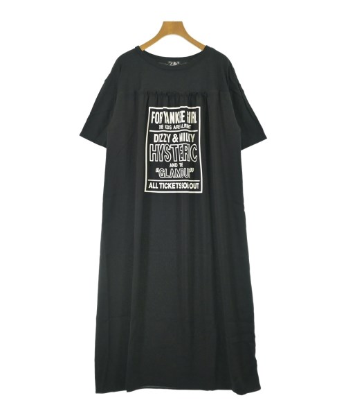 HYSTERIC GLAMOUR(ヒステリックグラマー)ワンピース 黒 サイズ:F/2200689600043