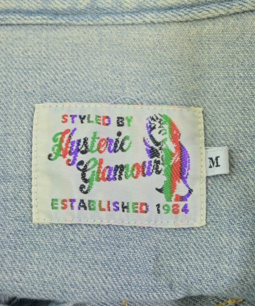 HYSTERIC GLAMOUR（ヒステリックグラマー）カジュアルシャツ 青 サイズ:M レディース/2200694682034