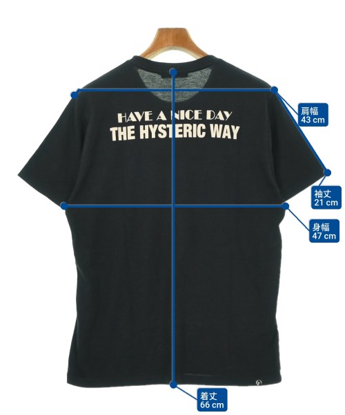 HYSTERIC GLAMOUR（ヒステリックグラマー）Tシャツ・カットソー 黒 サイズ:L メンズ/2200694682140