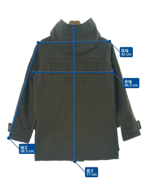 HYSTERIC GLAMOUR（ヒステリックグラマー）ダッフルコート カーキ サイズ:F レディース/2200688945053