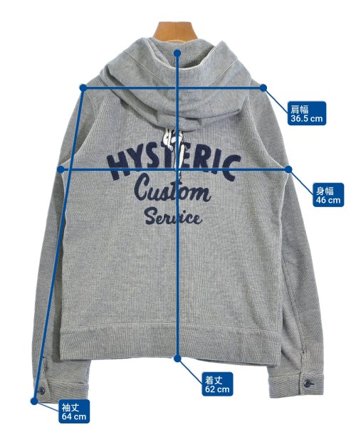 HYSTERIC GLAMOUR（ヒステリックグラマー）パーカー 紺 サイズ:F レディース/2200695764012