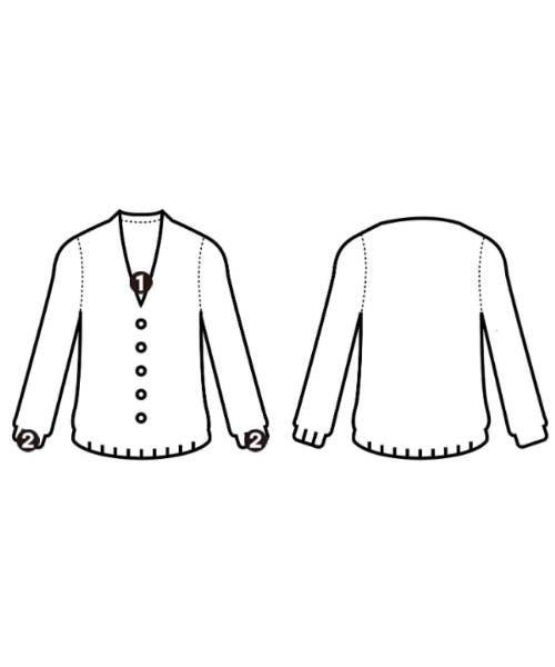 HYSTERIC GLAMOUR（ヒステリックグラマー）カーディガン 紫 サイズ:F レディース/2200695764036