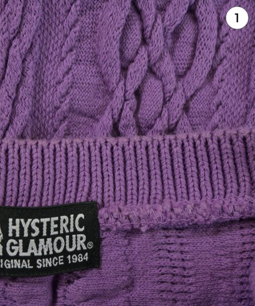 HYSTERIC GLAMOUR（ヒステリックグラマー）カーディガン 紫 サイズ:F レディース/2200695764036