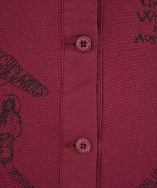 HYSTERIC GLAMOUR（ヒステリックグラマー）カジュアルシャツ 赤 サイズ:F レディース/2200692664025