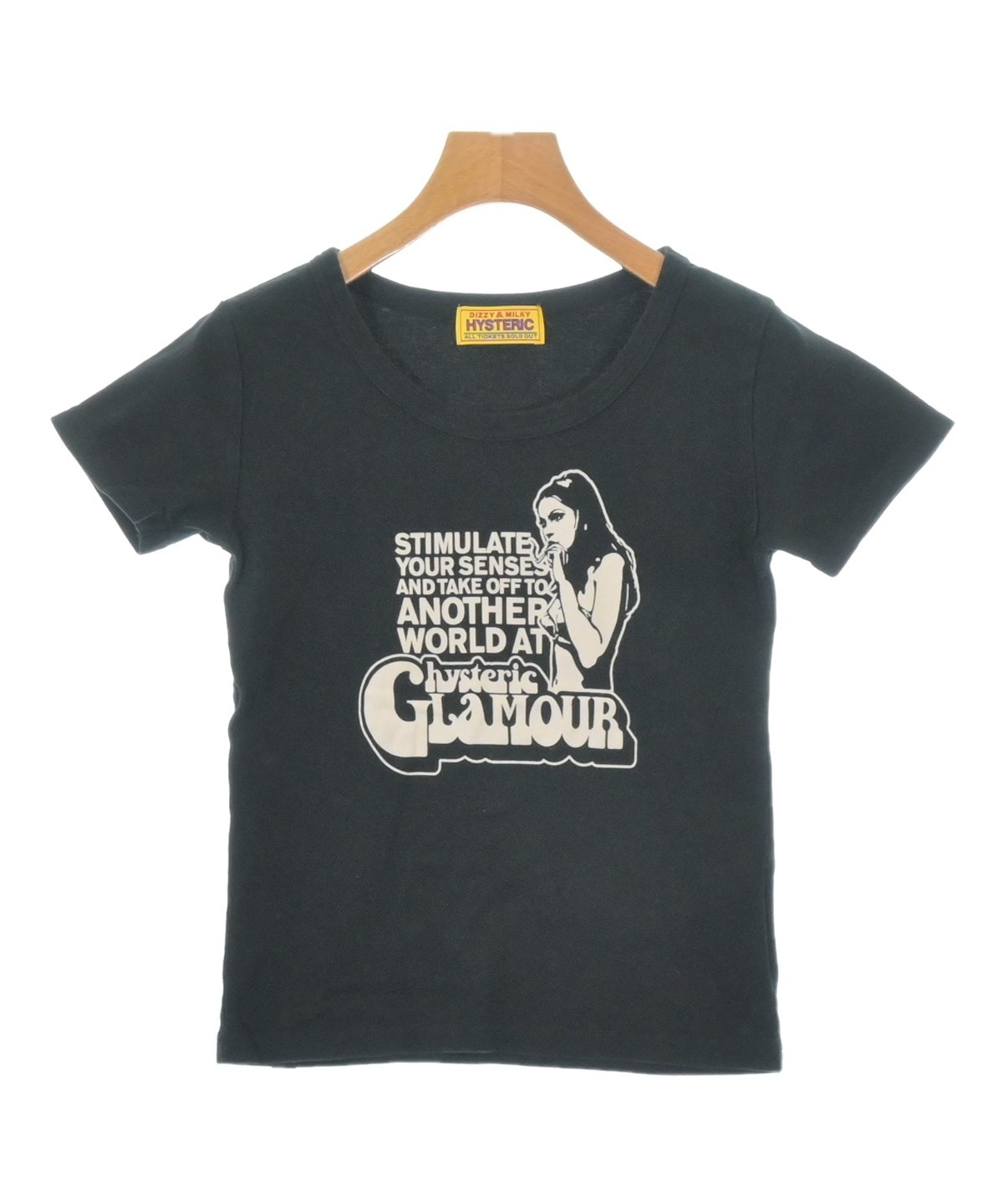 ヒステリックグラマーのカットソー黒 HYSTERIC GLAMOUR（ヒステリックグラマー）Tシャツ・カットソー 黒