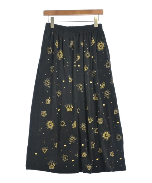 HYSTERIC GLAMOUR（ヒステリックグラマー）ロング・マキシ丈スカート 黒 サイズ:F レディース/2200649853069