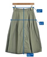 HYSTERIC GLAMOUR（ヒステリックグラマー）ロング・マキシ丈スカート カーキ サイズ:S レディース/2200654824023
