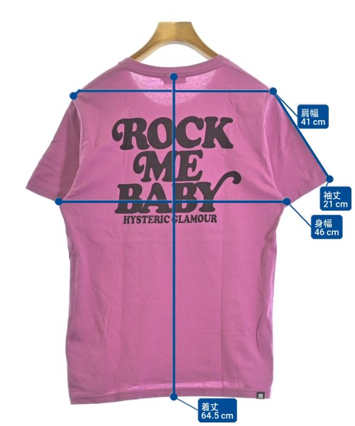 HYSTERIC GLAMOUR（ヒステリックグラマー）Tシャツ・カットソー ピンク サイズ:M メンズ/2200713390049