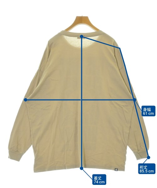 HYSTERIC GLAMOUR（ヒステリックグラマー）Tシャツ・カットソー ベージュ サイズ:F レディース/2200714078090