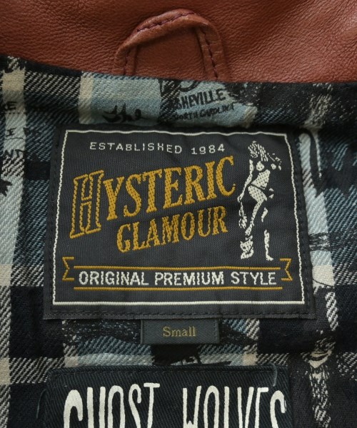 HYSTERIC GLAMOUR（ヒステリックグラマー）ライダース 赤 サイズ:S レディース/2200645420012