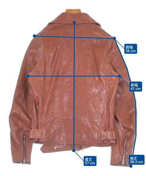 HYSTERIC GLAMOUR（ヒステリックグラマー）ライダース 赤 サイズ:S レディース/2200645420012