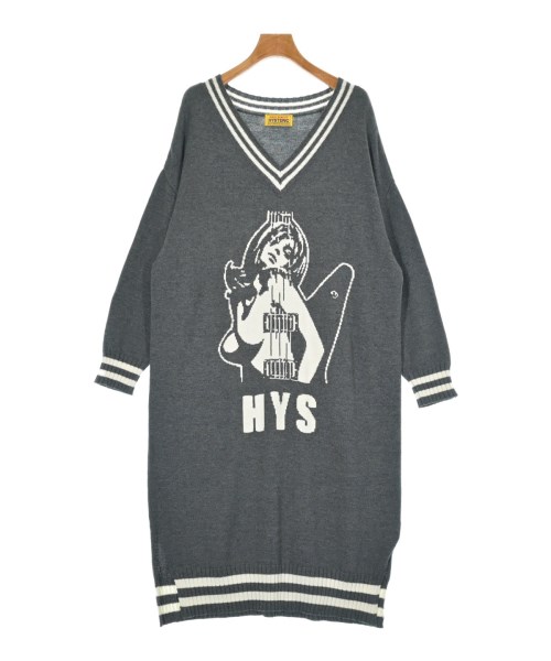HYSTERIC GLAMOUR(ヒステリックグラマー)ワンピース グレー サイズ:F/2200638446067