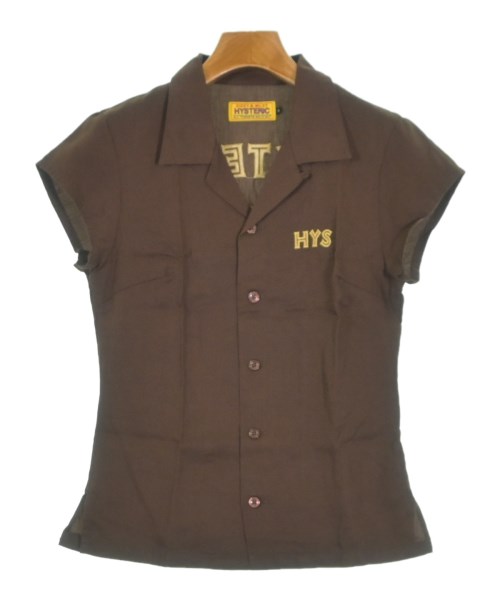 HYSTERIC GLAMOUR(ヒステリックグラマー)カジュアルシャツ 茶 サイズ:S/2200640003098