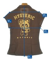 HYSTERIC GLAMOUR（ヒステリックグラマー）カジュアルシャツ 茶 サイズ:S レディース/2200640003098