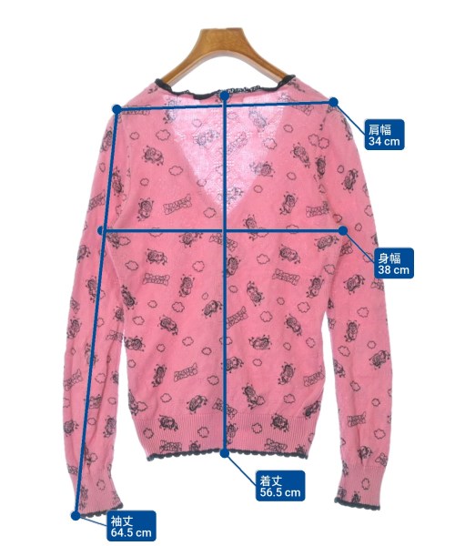 HYSTERIC GLAMOUR（ヒステリックグラマー）カーディガン ピンク サイズ:F レディース/2200641484087