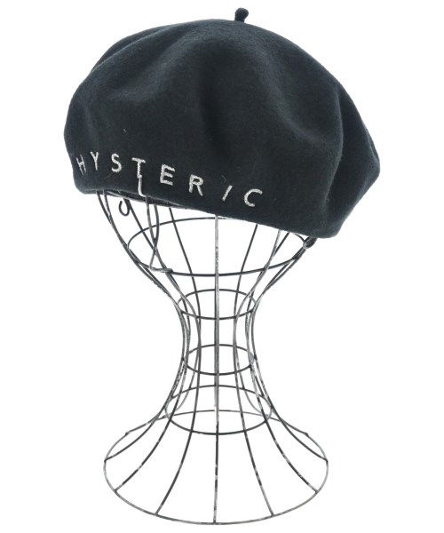 HYSTERIC GLAMOUR(ヒステリックグラマー)ハンチング・ベレー帽 黒 サイズ:F/2200645928679