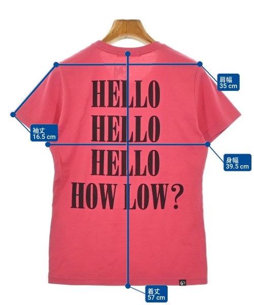 HYSTERIC GLAMOUR（ヒステリックグラマー）Tシャツ・カットソー ピンク サイズ:F レディース/2200700962082