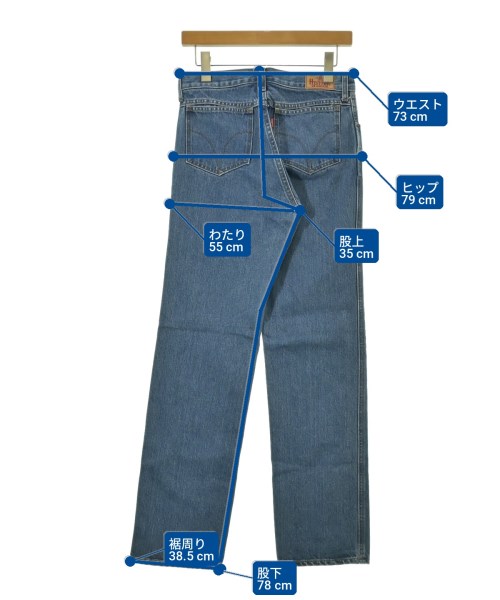 HYSTERIC GLAMOUR（ヒステリックグラマー）デニムパンツ 青 サイズ:26