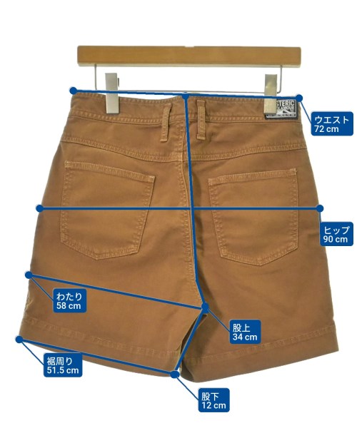 HYSTERIC GLAMOUR（ヒステリックグラマー）ショートパンツ 茶 サイズ:M レディース/2200667156074