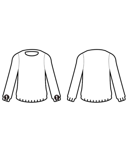 HYSTERIC GLAMOUR（ヒステリックグラマー）ニット・セーター グレー サイズ:F レディース/2200729004053
