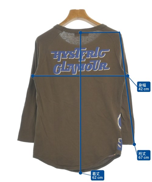 HYSTERIC GLAMOUR（ヒステリックグラマー）Tシャツ・カットソー 茶 サイズ:-(M位) レディース/2200681436305
