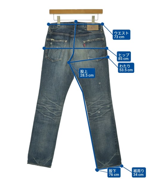 HYSTERIC GLAMOUR（ヒステリックグラマー）デニムパンツ 紺 サイズ:M レディース/2200684398020