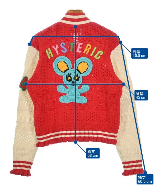 HYSTERIC GLAMOUR（ヒステリックグラマー）ブルゾン 赤 サイズ:F レディース/2200680702012