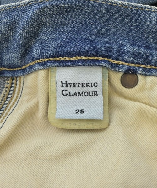 HYSTERIC GLAMOUR（ヒステリックグラマー）デニムパンツ 青 サイズ:25(S位) レディース/2200686428039