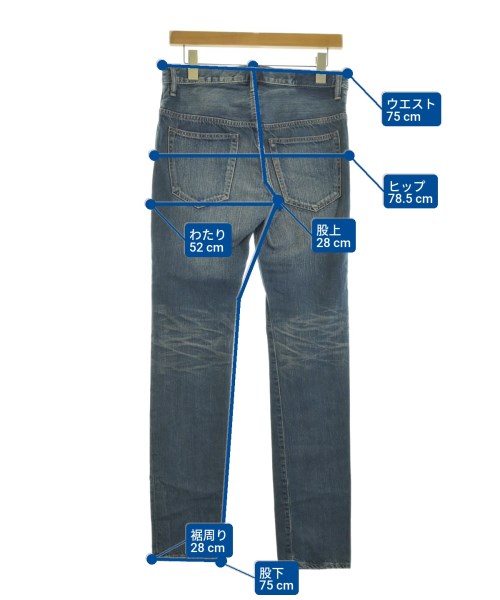 HYSTERIC GLAMOUR（ヒステリックグラマー）デニムパンツ 青 サイズ:S レディース/2200691867052