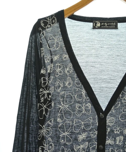 Andy Warhol BY HYSTERIC GLAMOUR（アンディウォーホルバイヒステリックグラマー）カーディガン 黒 サイズ:F レディース/2200613867047