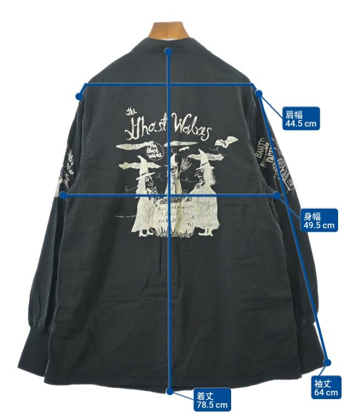 Andy Warhol BY HYSTERIC GLAMOUR（アンディウォーホルバイヒステリックグラマー）カジュアルシャツ 黒 サイズ:F レディース/2200681986053