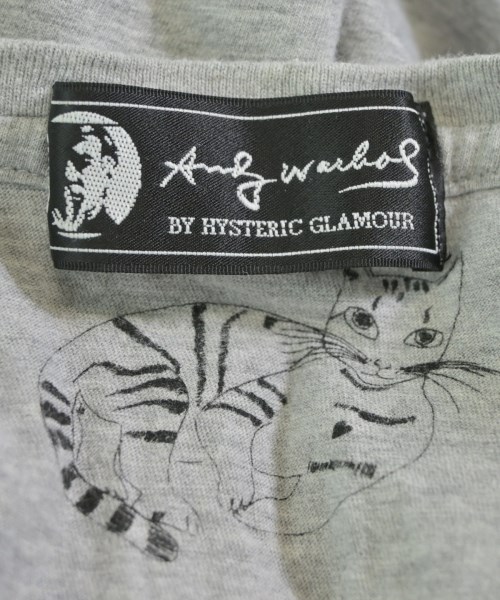 Andy Warhol BY HYSTERIC GLAMOUR（アンディウォーホルバイヒステリックグラマー）Tシャツ・カットソー グレー サイズ:F レディース/2200643049048