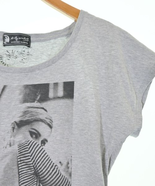 Andy Warhol BY HYSTERIC GLAMOUR（アンディウォーホルバイヒステリックグラマー）Tシャツ・カットソー グレー サイズ:F レディース/2200643049048