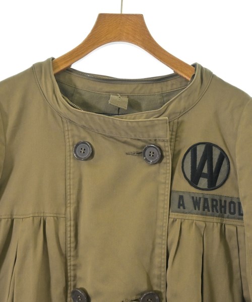 Andy Warhol BY HYSTERIC GLAMOUR（アンディウォーホルバイヒステリックグラマー）モッズコート カーキ サイズ:F レディース/2200664958084